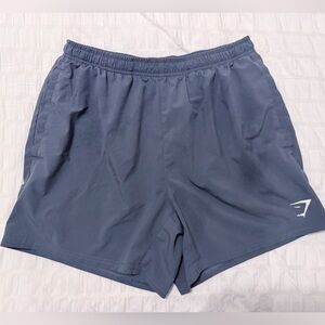NWOT Men’s Gymshark Arrival 5” Gym Shorts Silhouette Gray Pockets Size Large